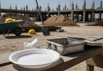 Acabou o caô do almoço mais ou menos na obra
